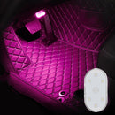 2 PCS Car Lighting Reading Light LED Touch Sensing Ambient Light, Style:, Color: Pink Purple