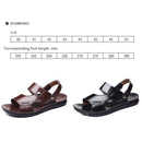 Non-slip Outer Wear Dual-use Sandals Slippers Men Casual Beach Shoes, Size: 44(Black)