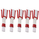 5 PCS Car Wash Brush Soft Hub Multi-Function Dust Removal Tool, Color: Red White Air Outlet Brush