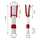 5 PCS Car Wash Brush Soft Hub Multi-Function Dust Removal Tool, Color: Red Gray Air Outlet Brush