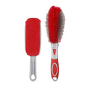 5 PCS Car Wash Brush Soft Hub Multi-Function Dust Removal Tool, Color: Red Wheel Brush