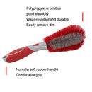 5 PCS Car Wash Brush Soft Hub Multi-Function Dust Removal Tool, Color: Red Wheel Brush