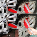 5 PCS Car Wash Brush Soft Hub Multi-Function Dust Removal Tool, Color: Red Wheel Brush