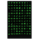 3 PCS Car Button Luminous Sticker General PET Waterproof Wear-Resistant Car Sticker(Number 2)
