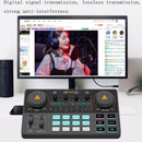 MAONO AU-AM200 Digital Dual-Mode Live Sound Card Mixer Sound Effects Processor(Black)