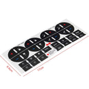 10 PCS Car Button Repair Sticker AC Central Control Sticker(A 31 Key)