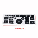10 PCS Car Button Repair Sticker AC Central Control Sticker(C 21 Key)