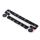 10 PCS Car Button Repair Sticker AC Central Control Sticker(F 12 Key)