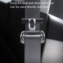 Car Safety Belt Holder Non-Slip Limiter Slack Adjuster(Deep Gray)