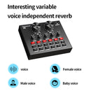 V8 Live Sound Card Set Anchor Recording Microphone,Style: With Gold BM800 Set