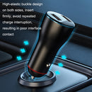 Multifunctional Cigarette Lighter Dual USB Fast Charge Digital Display Car Charger 66W + 40W + Data Cable