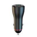 Multifunctional Cigarette Lighter Dual USB Fast Charge Digital Display Car Charger 66W + 40W