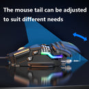 Taijia P3 6 Keys RGB Lighting Adjustable Wired Mouse(Black)