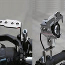 2 PCS Multifunction Motorcycle Modification Accessories Rearview Mirror Lamp Bracket(Black)