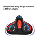 Bicycle Seat Cover Thickened Silicone Shock-absorbing Saddle Cover(Orange)