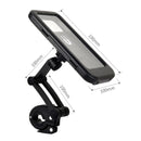 Bicycle Mobile Phone Holder Mountain Bike Waterproof Bag(Black)