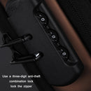 Men Multifunctional Waterproof Password Anti-theft Chest Bag(Gray Brown)