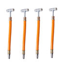 4 PCS Tire Double-head Air Nozzle Car Motorcycle Bicycle Air Nozzle(T-shaped Hose)