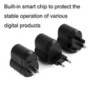 2 PCS Home Cigarette Lighter Socket Car Power Converter, Plug Specifications:US Plug