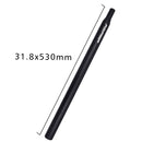 FMFXTR Aluminum Alloy Mountain Bike Extended Seat Post, Specification: 31.8x530mm (Black)