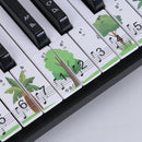 M52 88/76/61/54/49 Keys Piano Keyboard Stickers(Tree)