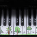 M52 88/76/61/54/49 Keys Piano Keyboard Stickers(Giraffe)
