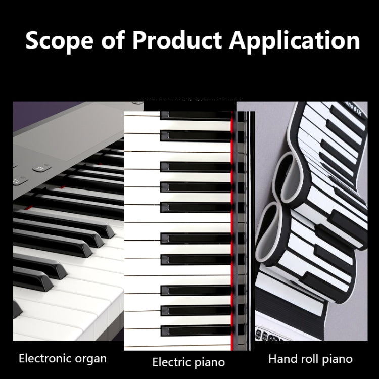 M52 88/76/61/54/49 Keys Piano Keyboard Stickers(Giraffe)