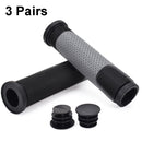 3 Pairs FMFXTR Bicycle Grips Mountain Bike Non-Slip Rubber Grips, Style: Double Color Double Pass