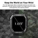 KOSPET Rock 1.69 Inch Outdoor Sports Waterproof Smart Watch(Black)