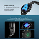 KOSPET Magic 4 1.32 Inch Ultra Thin Touch Screen Waterproof Smart Watch(Black)