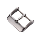 10 PCS IP Plated Stainless Steel Pin Buckle Watch Accessories, Color: Silver 16mm