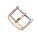 10 PCS IP Plated Stainless Steel Pin Buckle Watch Accessories, Color: Rose Gold 14mm