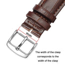 10 PCS IP Plated Stainless Steel Pin Buckle Watch Accessories, Color: Black 16mm