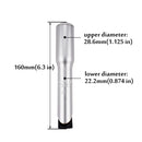FMFXTR Road Bike Front Fork Stem Modified Height Increaser Handlebar Core Riser( 22.2mm Silver)