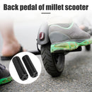FMFXTR Bicycle Back Seat Foot Pedal Universal Back Rear Post, Color: Red Small Hole Short