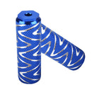 FMFXTR Bicycle Back Seat Foot Pedal Universal Back Rear Post, Color: Blue Small Hole Short