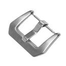 3 PCS Stainless Steel Brushed Pin Buckle Watch Accessories, Color: 18mm Steel Color