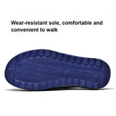 X902 Summer Beach Shoes Non-slip Flip Llops Couple Slippers Men Hole Shoes, Size: 40(Blue)