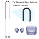 2 PCS Bluetooth Earphone Silicone Anti-Lost Cord For Samsung Glaxy Buds Pro(Blue)
