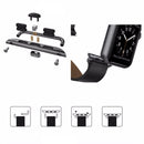 10 PCS Stainless Steel Strap Connector For iwatch1/2/3/4 Generation, Color: Raw Ear 38/40/41mm-22mm Black