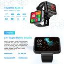 TICWRIS MAX S 2.4 inch 3+32G Facial Unlock Dual Camera Smart Watch(Black)