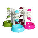 Pet Anti-Skid & Leak-Proof Automatic Water Dispenser(Wine Red)