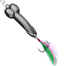 10 PCS Metal Scale Sequins Simulation Fishing Lure, Specification: 7g(Lead Black With Hook)