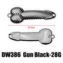 10 PCS Metal Scale Sequins Simulation Fishing Lure, Specification: 28g(Lead Black Without Hook)