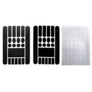 6 PCS FMFXTR Bicycle Protection Chain Sticker Front Fork Protective Film, Color: Transparent