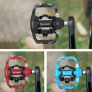 A Pair WEST BIKING YP0802086 Mountain Bike Aluminum Bearing Pedals(Blue)