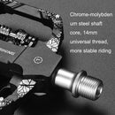 A Pair WEST BIKING YP0802086 Mountain Bike Aluminum Bearing Pedals(Black)