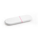 Household Battery Storage Box Data Cable Charger Storage Organizer Box, Color: Gray White Single Layer