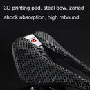 WEST BIKING YP0801130 Bicycle Comfort Honeycomb Seat Cushion(Black)