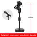 HM101 Telescopic Desktop Microphone Stand with Spring Clip